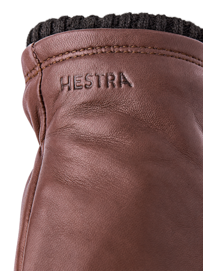 Hestra John brown cuff detail, AI-edited background
