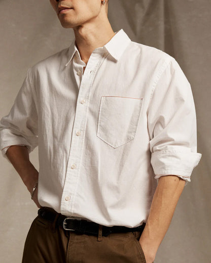 MSL 1 Pocket Shirt | Selvdg White