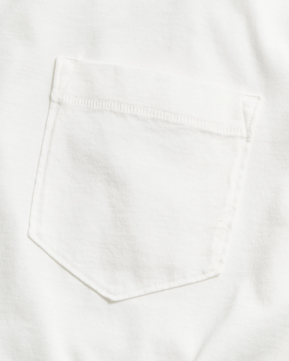 Washed Tee | White