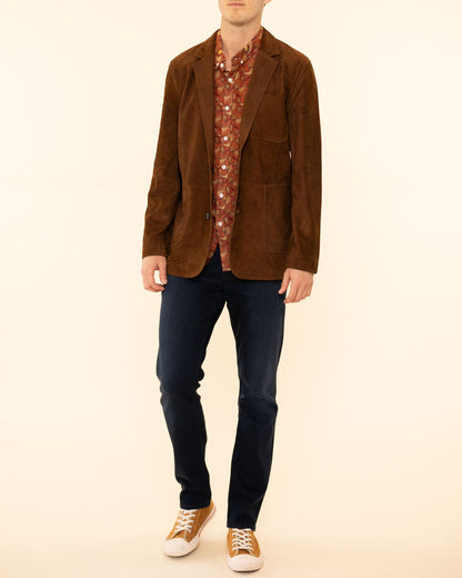 Rivermont Suede Jacket | Cognac