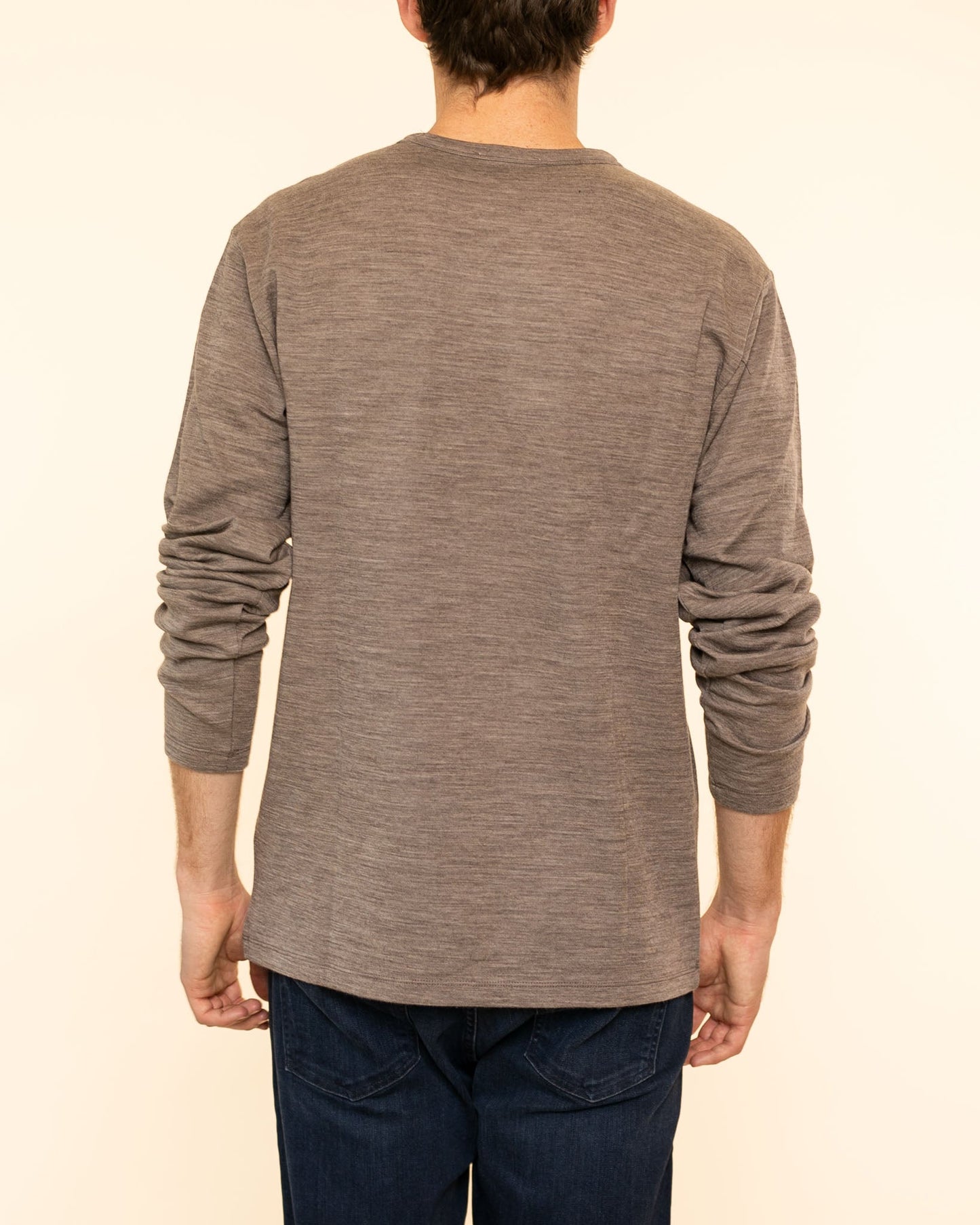 Long Sleeve Wool | Light Taupe